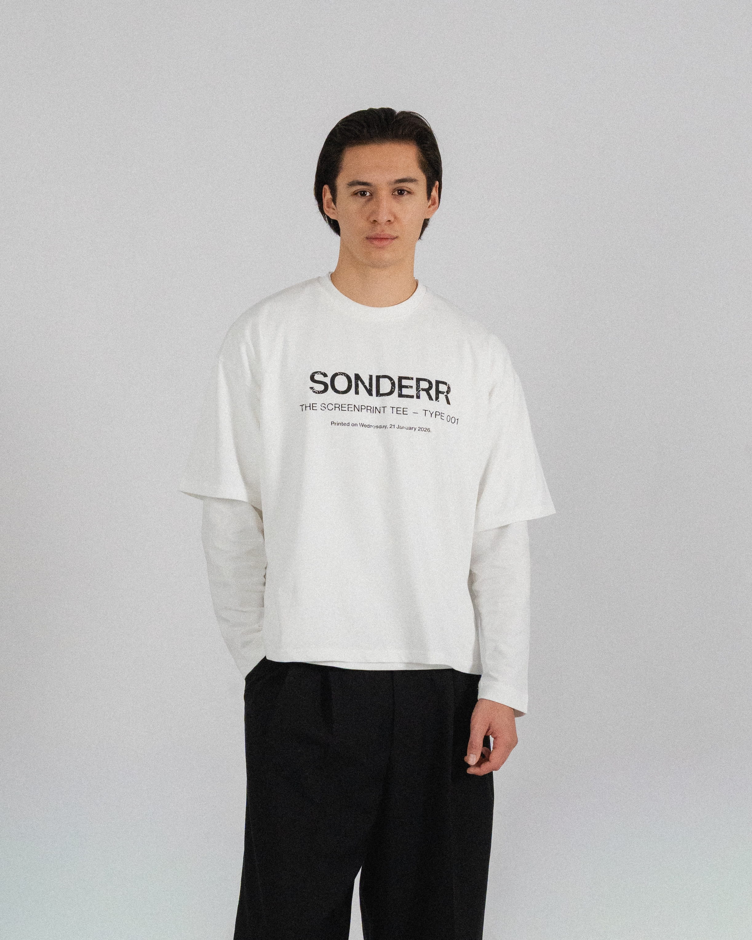 The Screenprint Tee "Type 001"